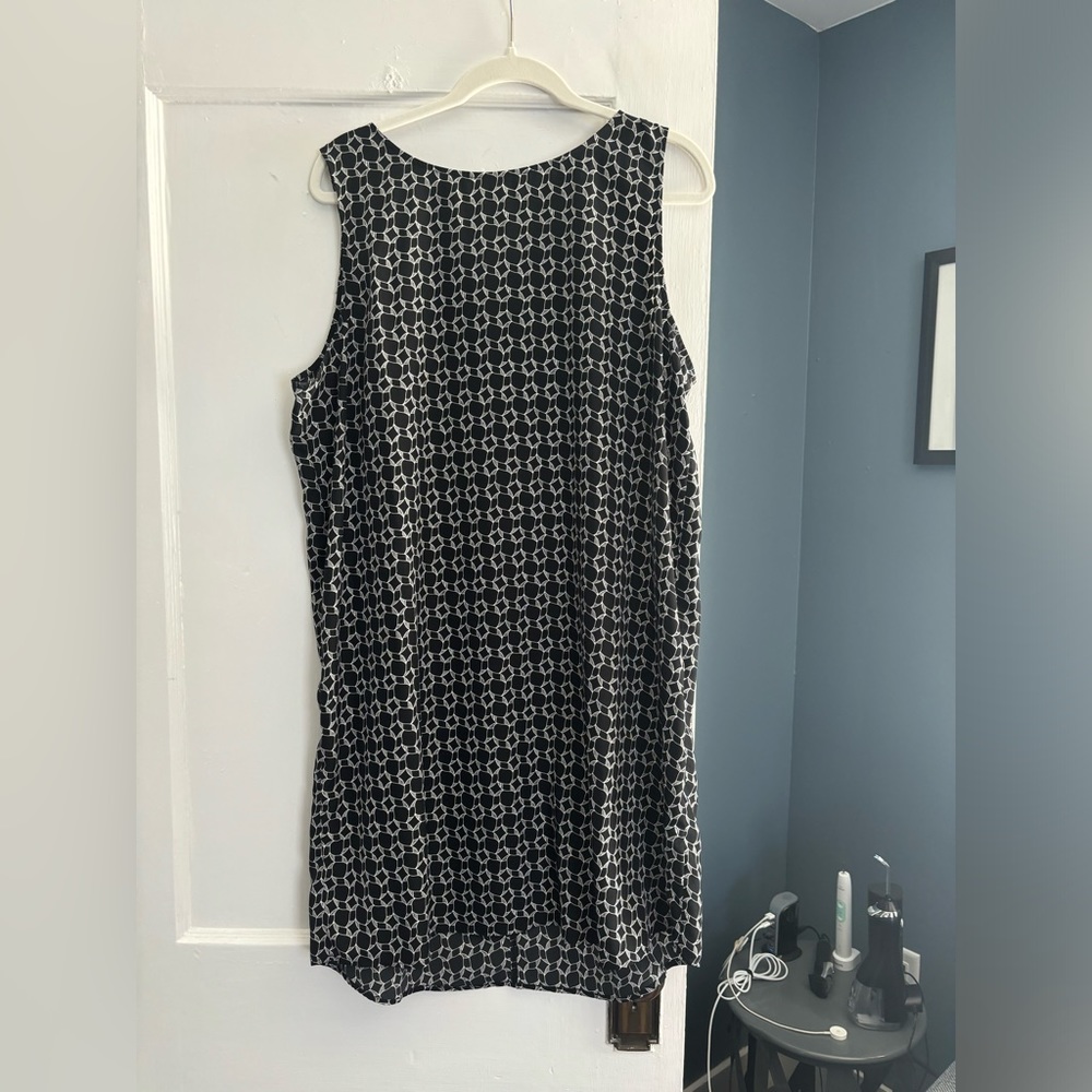 Halogen high/low back silky dress